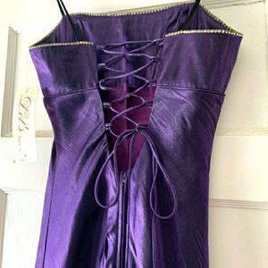 NWT 💜💕🖤Let's Fashion Purple Prom/Grad/ Evening Dress